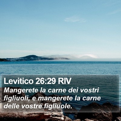 Levitico 26:29 RIV Bible Verse Image
