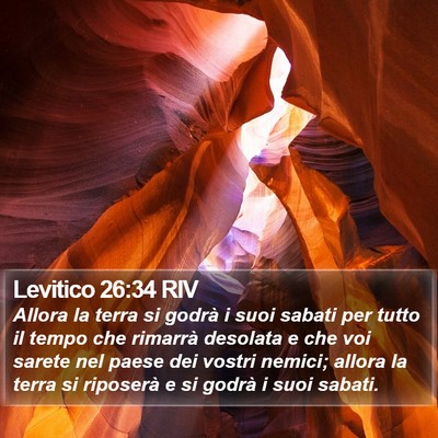 Levitico 26:34 RIV Bible Verse Image