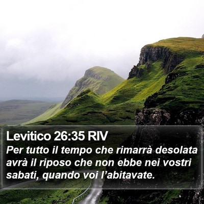 Levitico 26:35 RIV Bible Verse Image