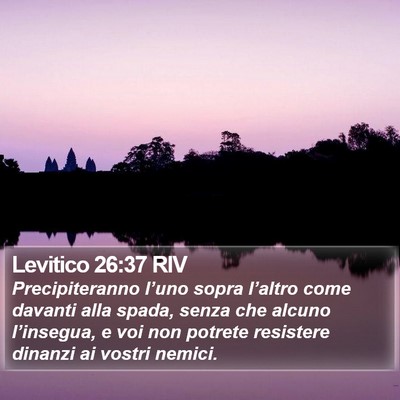 Levitico 26:37 RIV Bible Verse Image