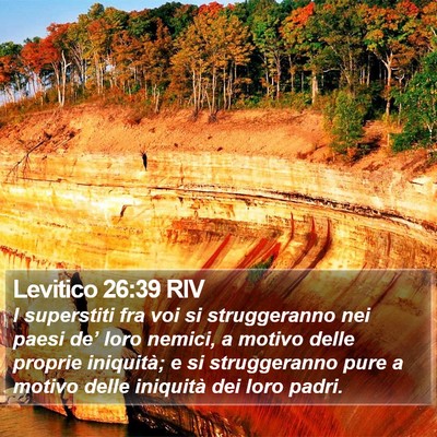 Levitico 26:39 RIV Bible Verse Image