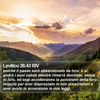 Levitico 26:43 RIV Bible Verse Image