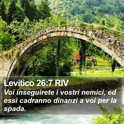 Levitico 26:7 RIV Bible Verse Image