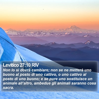 Levitico 27:10 RIV Bible Verse Image