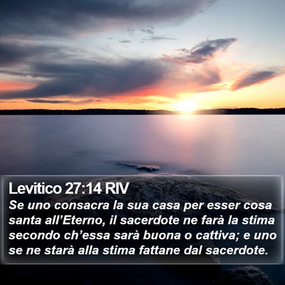 Levitico 27:14 RIV Bible Verse Image