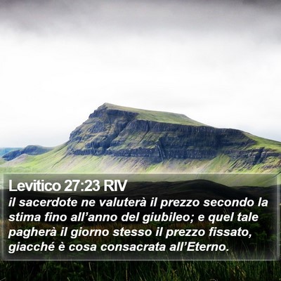 Levitico 27:23 RIV Bible Verse Image