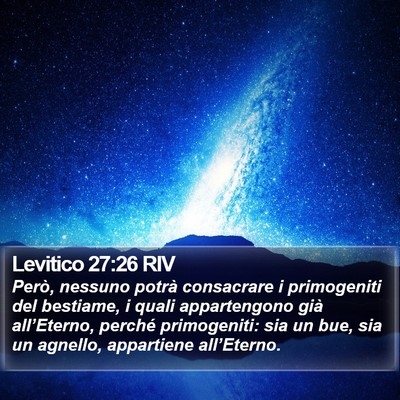 Levitico 27:26 RIV Bible Verse Image