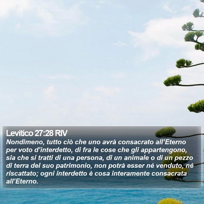 Levitico 27:28 RIV Bible Verse Image