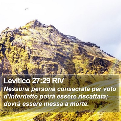 Levitico 27:29 RIV Bible Verse Image