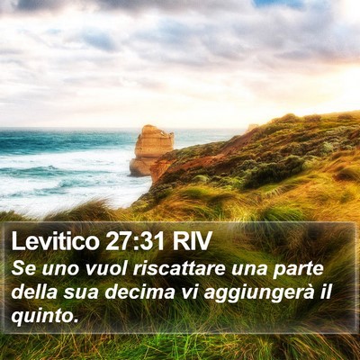 Levitico 27:31 RIV Bible Verse Image