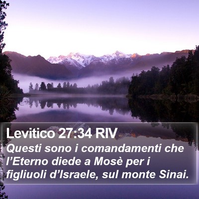 Levitico 27:34 RIV Bible Verse Image