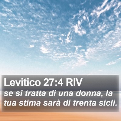 Levitico 27:4 RIV Bible Verse Image