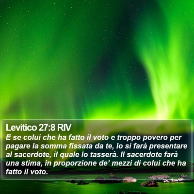 Levitico 27:8 RIV Bible Verse Image