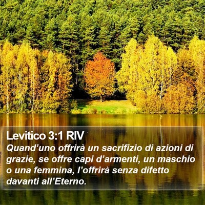Levitico 3:1 RIV Bible Verse Image