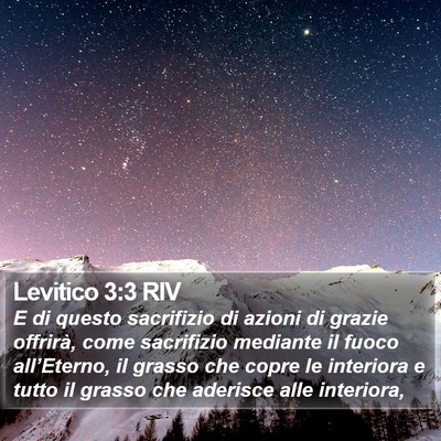 Levitico 3:3 RIV Bible Verse Image