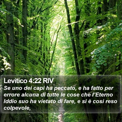 Levitico 4:22 RIV Bible Verse Image