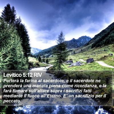 Levitico 5:12 RIV Bible Verse Image