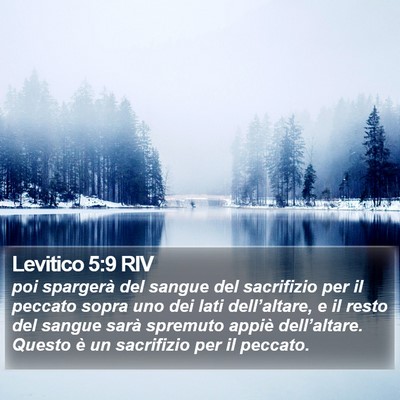 Levitico 5:9 RIV Bible Verse Image