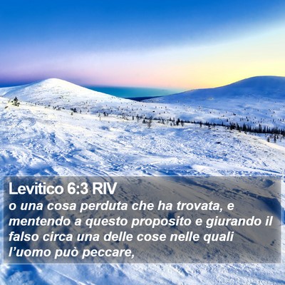 Levitico 6:3 RIV Bible Verse Image