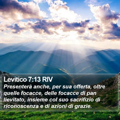 Levitico 7:13 RIV Bible Verse Image