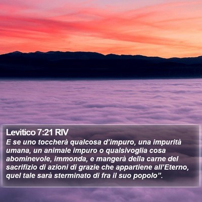 Levitico 7:21 RIV Bible Verse Image