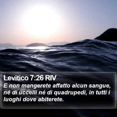 Levitico 7:26 RIV Bible Verse Image