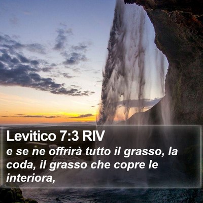Levitico 7:3 RIV Bible Verse Image