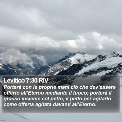 Levitico 7:30 RIV Bible Verse Image