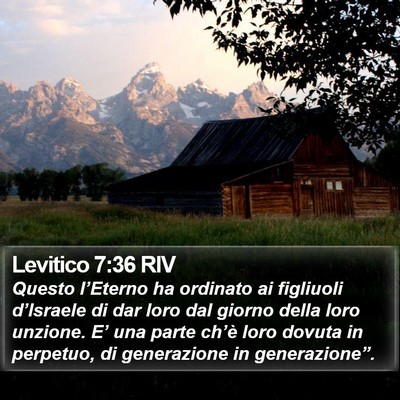 Levitico 7:36 RIV Bible Verse Image