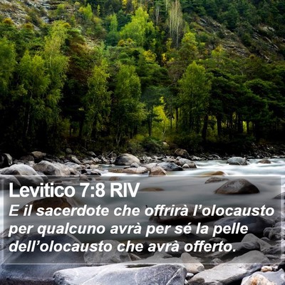 Levitico 7:8 RIV Bible Verse Image