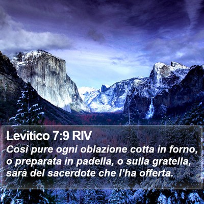 Levitico 7:9 RIV Bible Verse Image