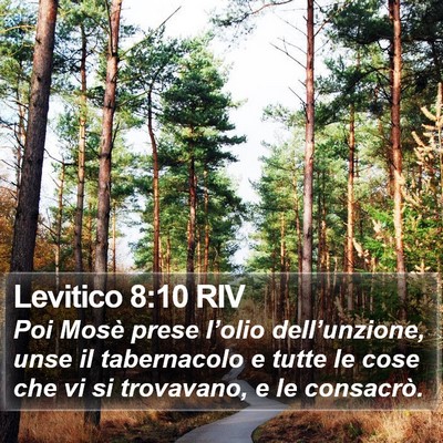 Levitico 8:10 RIV Bible Verse Image