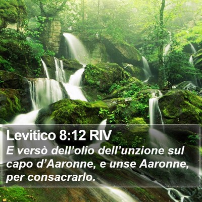 Levitico 8:12 RIV Bible Verse Image