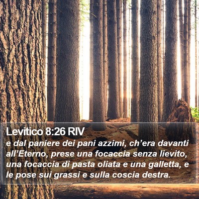Levitico 8:26 RIV Bible Verse Image
