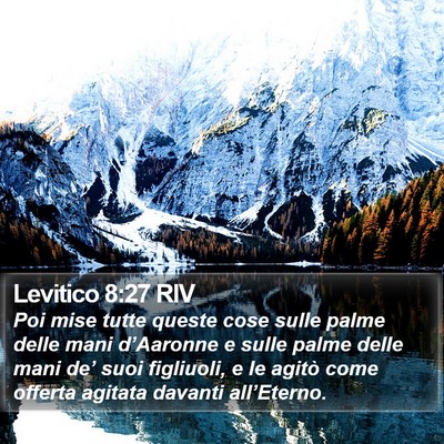 Levitico 8:27 RIV Bible Verse Image