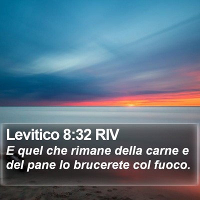 Levitico 8:32 RIV Bible Verse Image