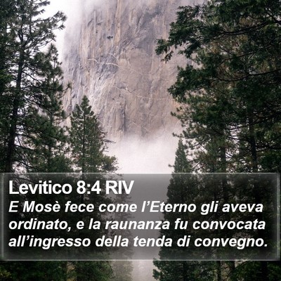 Levitico 8:4 RIV Bible Verse Image
