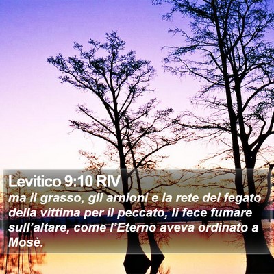 Levitico 9:10 RIV Bible Verse Image