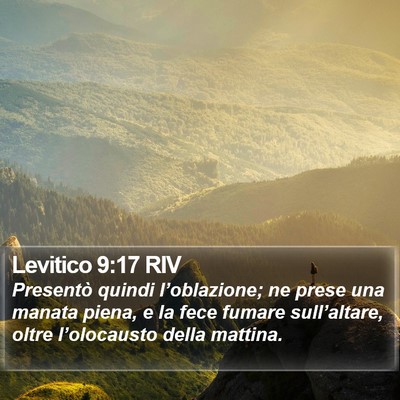 Levitico 9:17 RIV Bible Verse Image