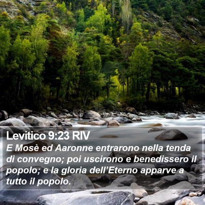 Levitico 9:23 RIV Bible Verse Image