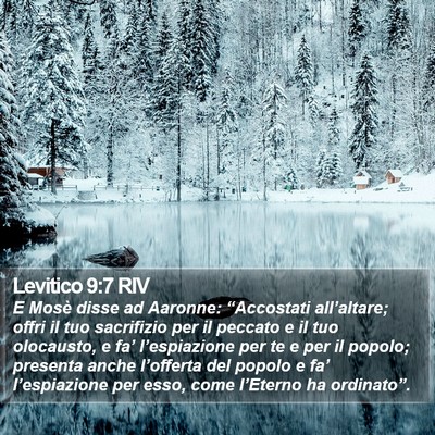 Levitico 9:7 RIV Bible Verse Image