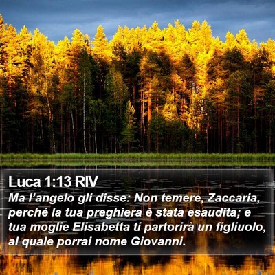 Luca 1:13 RIV Bible Verse Image