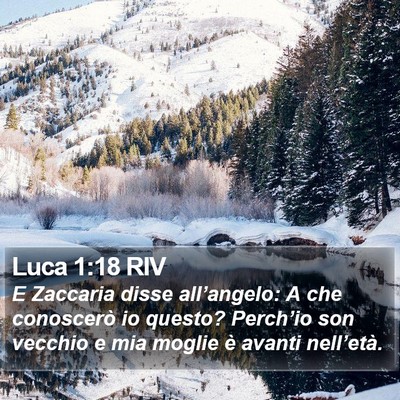 Luca 1:18 RIV Bible Verse Image