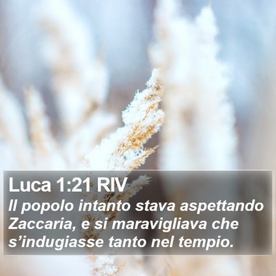 Luca 1:21 RIV Bible Verse Image