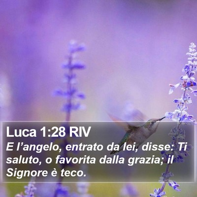 Luca 1:28 RIV Bible Verse Image