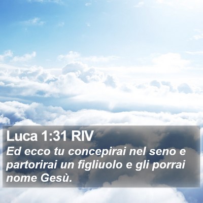 Luca 1:31 RIV Bible Verse Image
