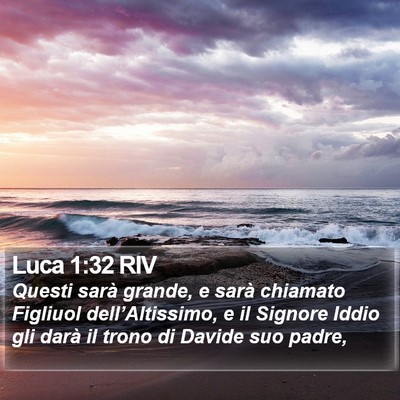 Luca 1:32 RIV Bible Verse Image