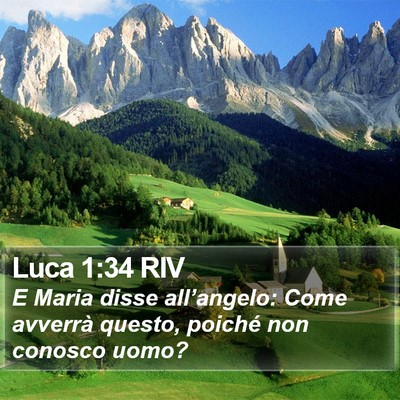 Luca 1:34 RIV Bible Verse Image
