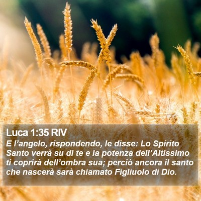 Luca 1:35 RIV Bible Verse Image
