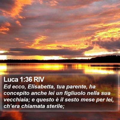Luca 1:36 RIV Bible Verse Image